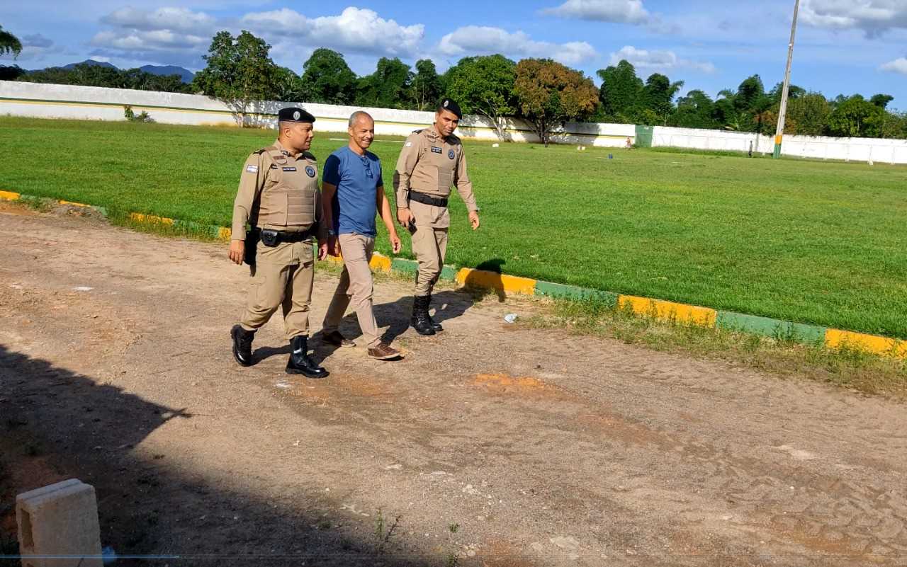 Camacã: Polícia Militar faz vistorias no Estádio Ribeirão

